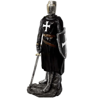 Lovag - keresztes - polirezin figura