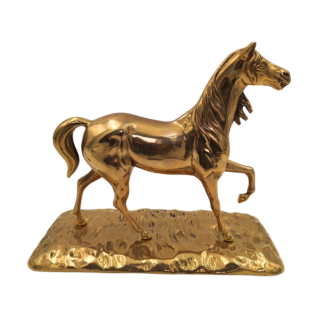 Sárgaréz Ló - Díszfigura