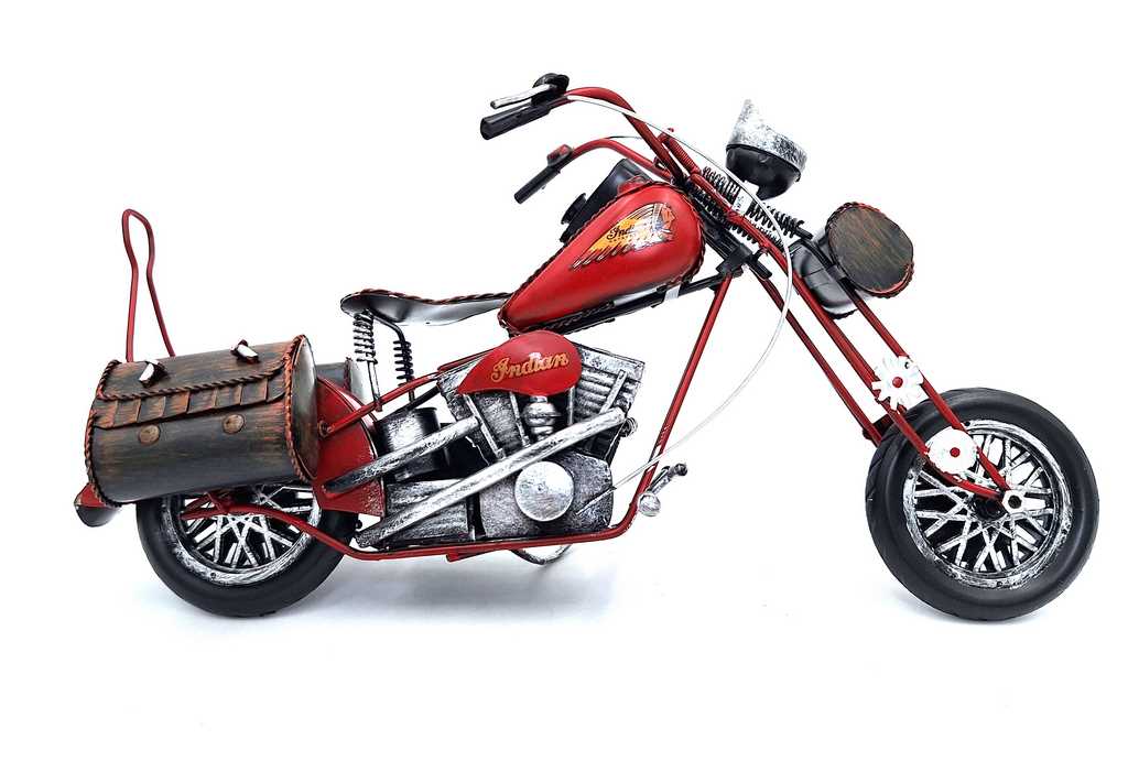 Nagy fém modell Chopper motorkerékpár