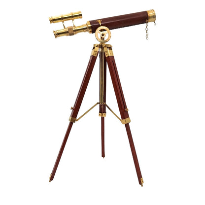 Nagy, sárgaréz távcső állványon - Maximális magasság 57 cm
