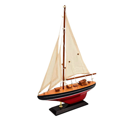 Fa vitorlás modell – 30x42 cm