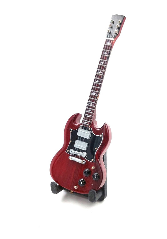 Mini gitár 15 cm - Angus Young stílusú
