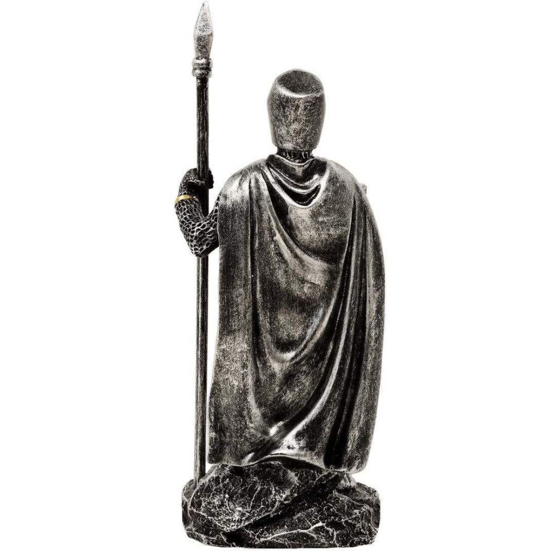 Lovag figura lándzsával - Magasság 20 cm Polirezin