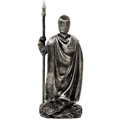 Lovag figura lándzsával - Magasság 20 cm Polirezin