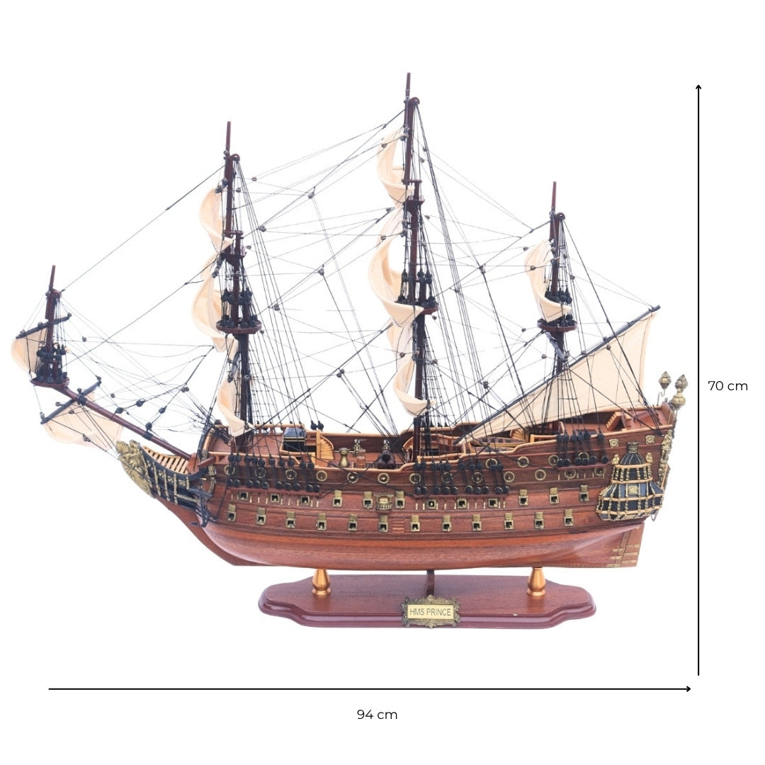HMS Prince vitorláshajó modell - 94 cm