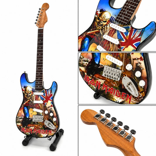 Mini dekorációs gitár - Iron Maiden - The Trooper
