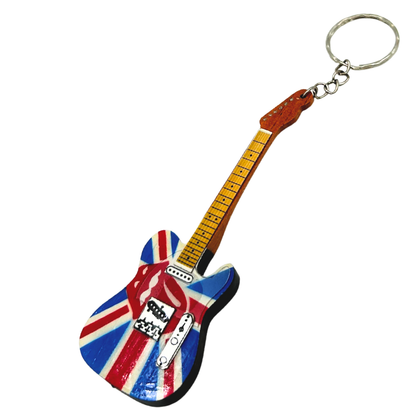 A The Rolling Stones gitár kulcstartó