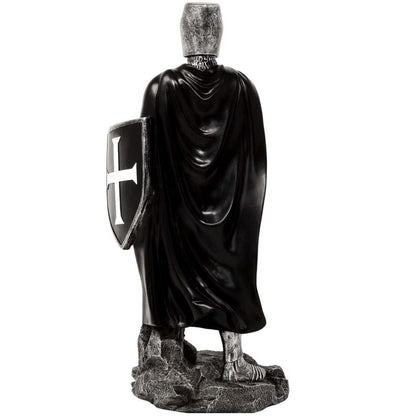 Lovag - keresztes - polirezin figura