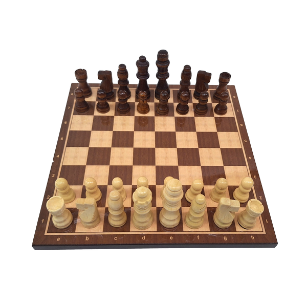 Klasszikus fa sakk - 27 x 27 cm