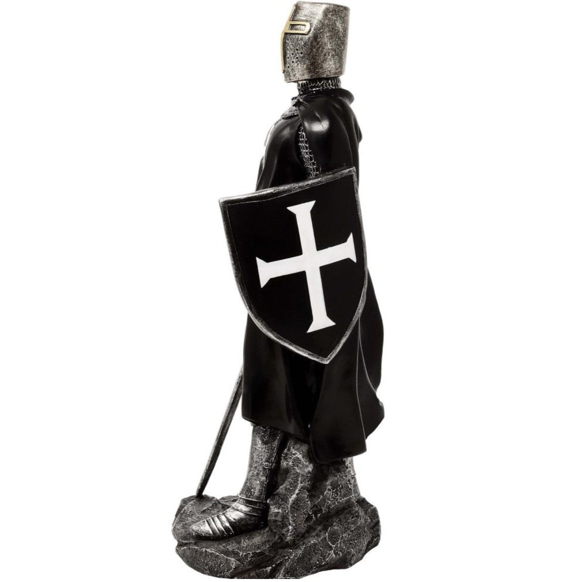 Lovag - keresztes - polirezin figura