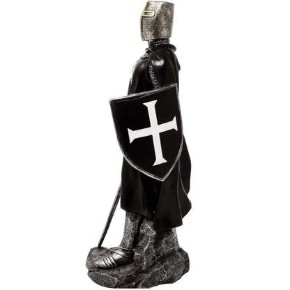 Lovag - keresztes - polirezin figura