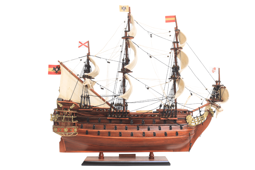 San Felipe vitorláshajó modell - 45 cm