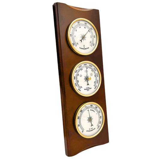 Elegáns időjárás-állomás 36 cm retró