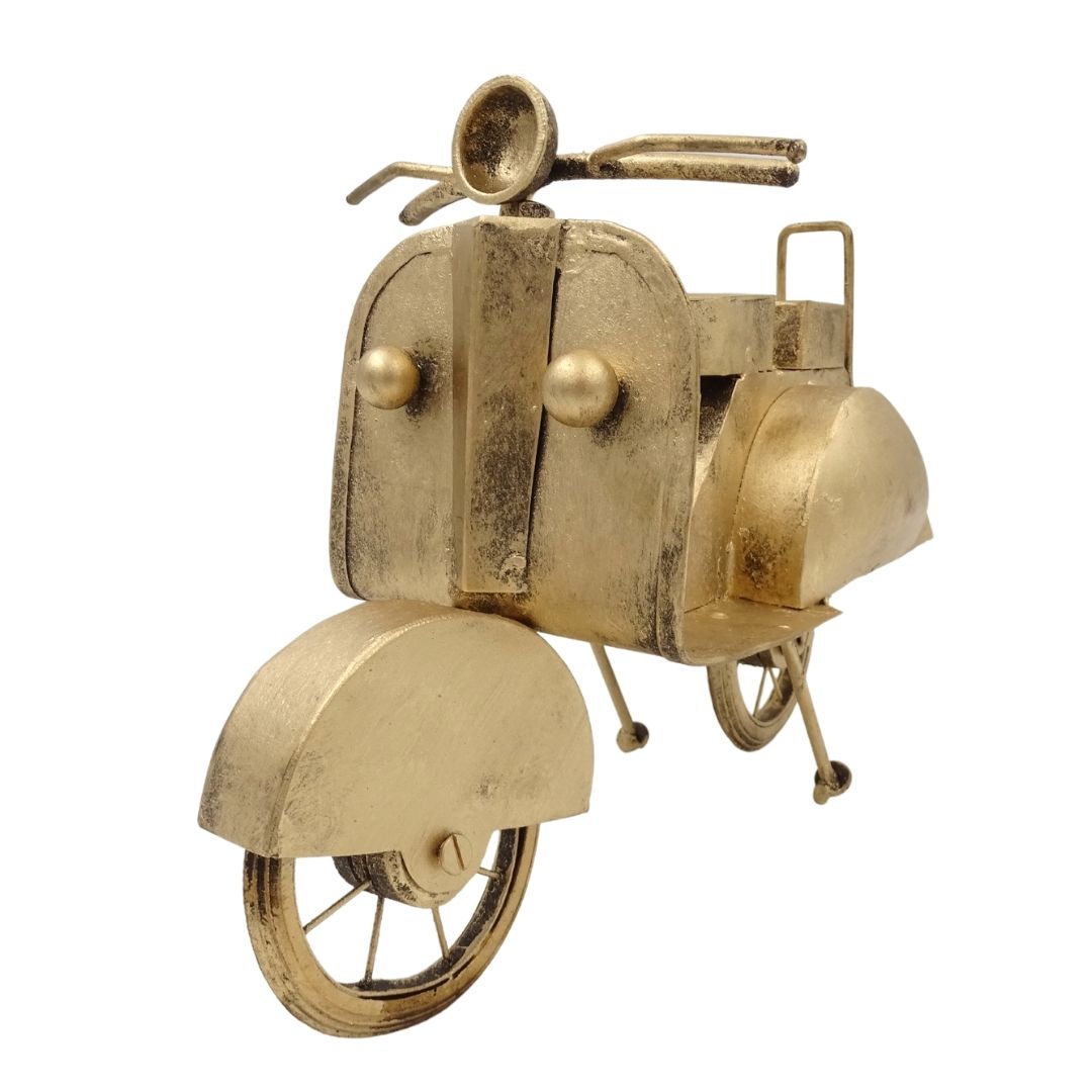 Retro fém robogó modell