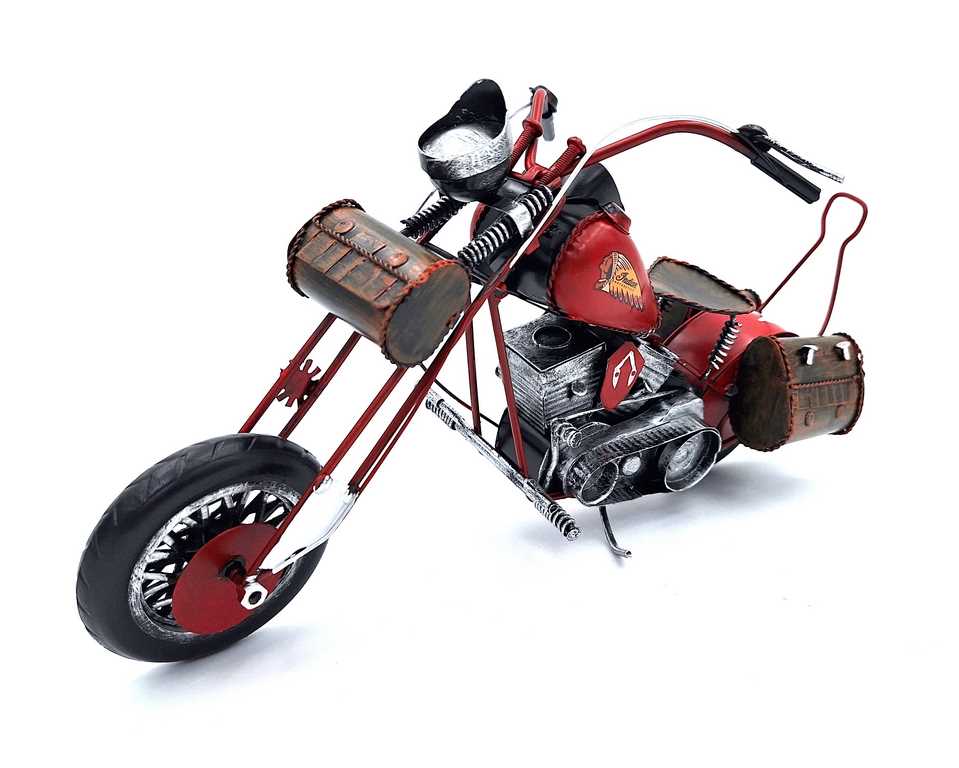 Nagy fém modell Chopper motorkerékpár