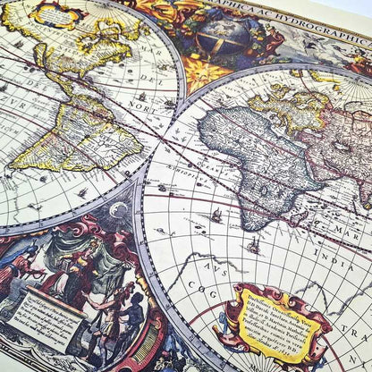 Világtérkép 1630r. - J.Hondius utánnyomás
