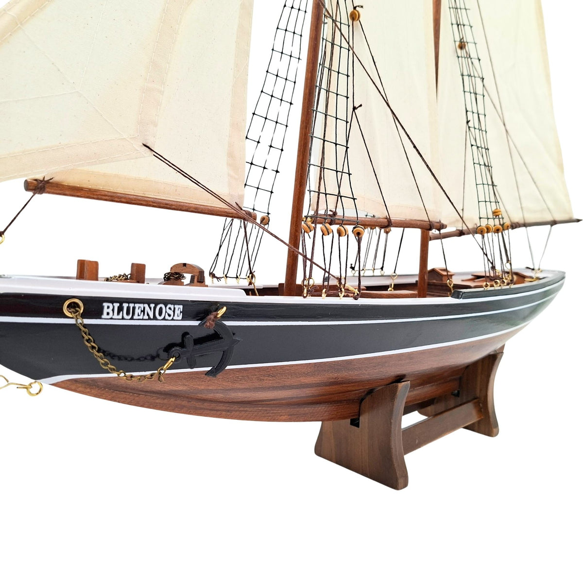 Bluenose sóner modell – tengerészeti dekoráció – 78 cm
