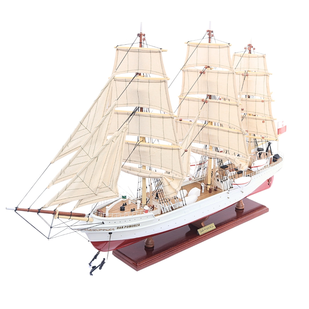 Dar Pomorza vitorláshajó modell - 82 cm