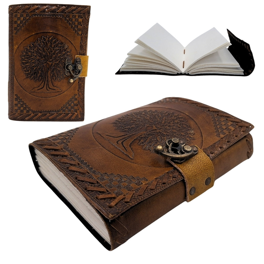 Bőr füzet Vintage Retro 200 oldal - Az Élet Fája