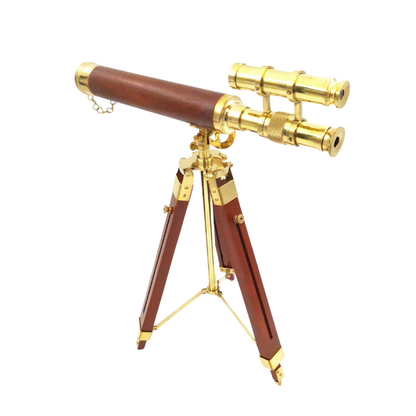 Nagy, sárgaréz távcső állványon - Maximális magasság 57 cm