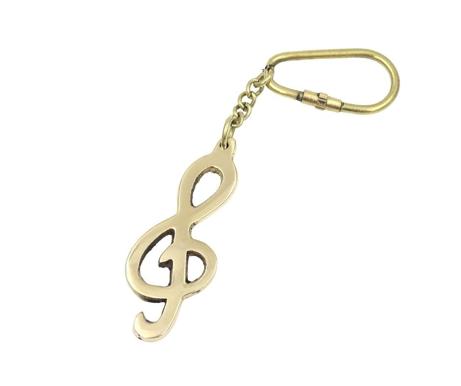 Violinkulcs kulcstartó