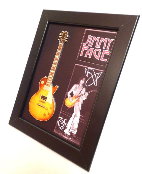Jimmy Page mini gitár keretben