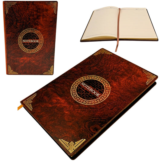 Elegáns A5 Prémium Füzet Fa Borítóval