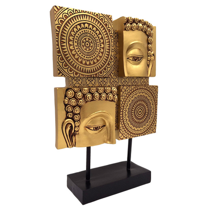 Buddhist Mandala figura - 4 darab -