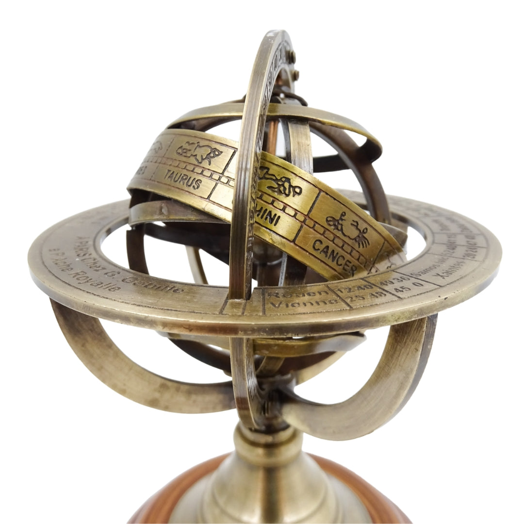 Kis sárgaréz asztroláb