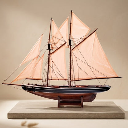 Bluenose sóner modell – tengerészeti dekoráció – 78 cm