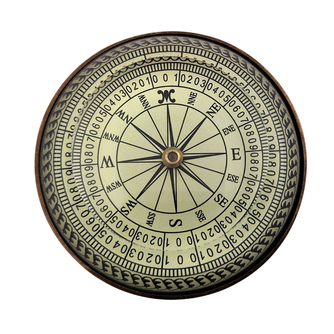 Sárgaréz lencsés iránytű