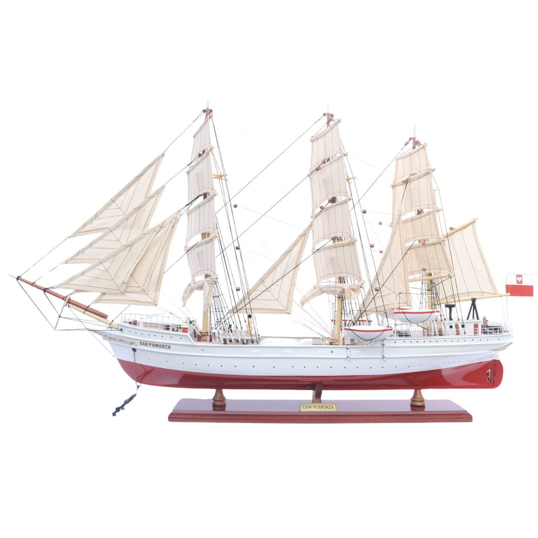Dar Pomorza vitorláshajó modell - 82 cm