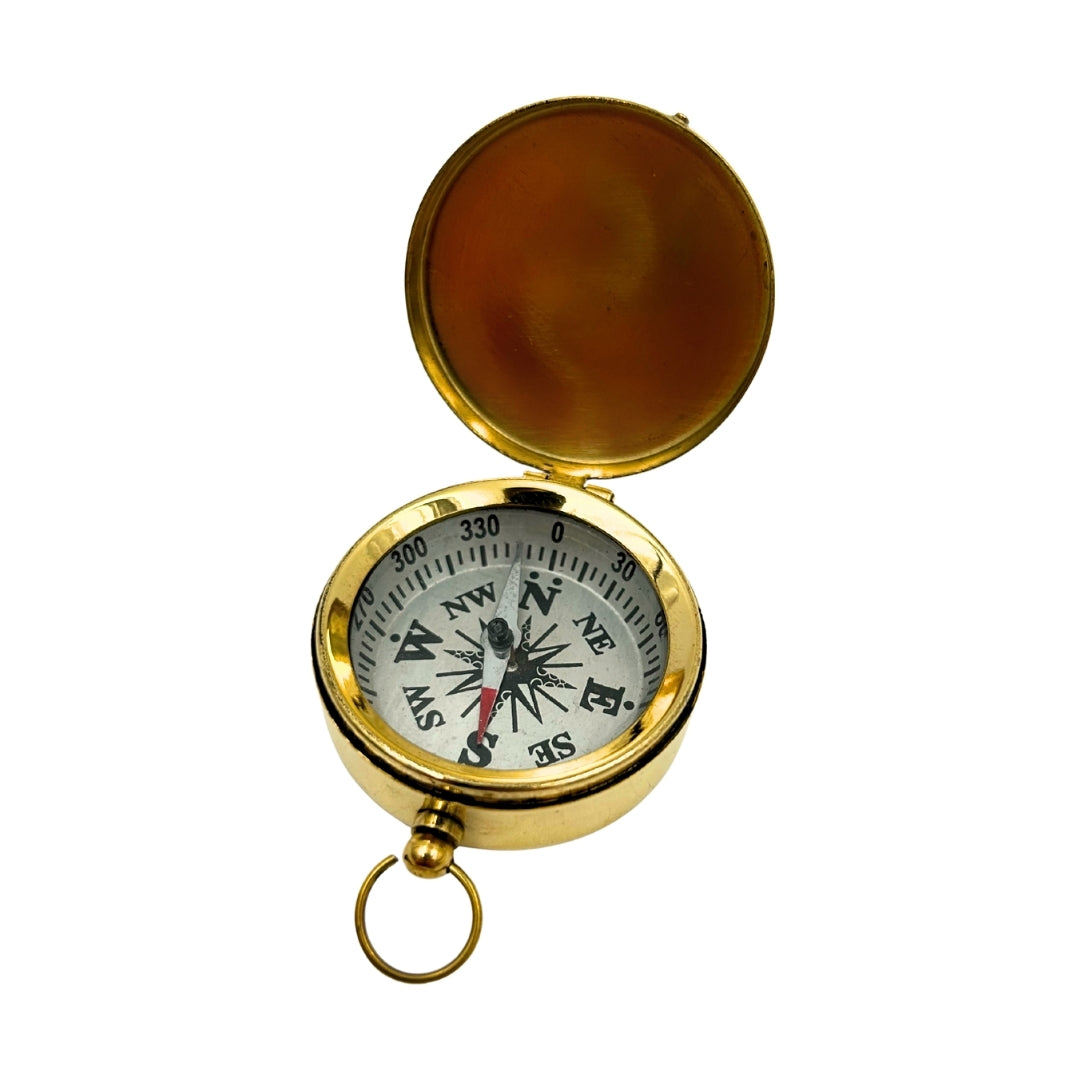 Réz iránytű burkolattal