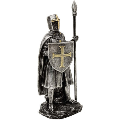Lovag figura lándzsával - Magasság 20 cm Polirezin
