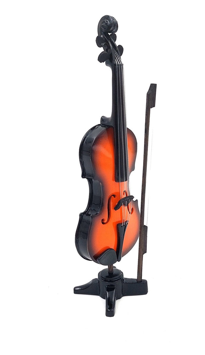 Mini hegedű, magassága 18 cm