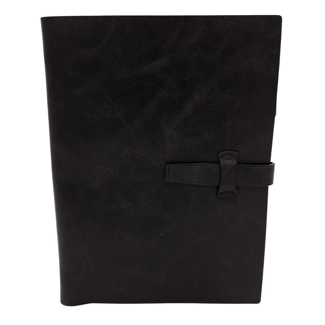 Elegáns bőr jegyzetfüzet A5 Vintage Retro zárral