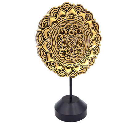 Ovális Mandala figura - Buddhista dekoráció - 35cm