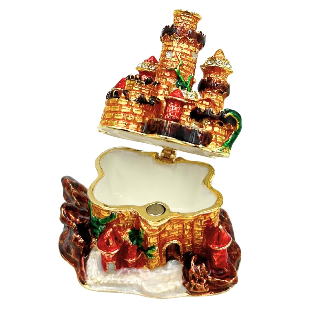 Exkluzív kristályokkal díszített ékszerszekrény – Kastély