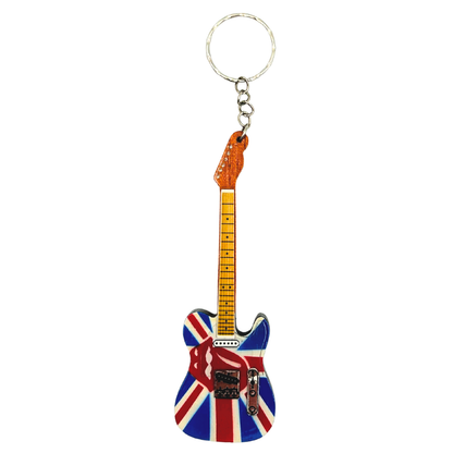 A The Rolling Stones gitár kulcstartó