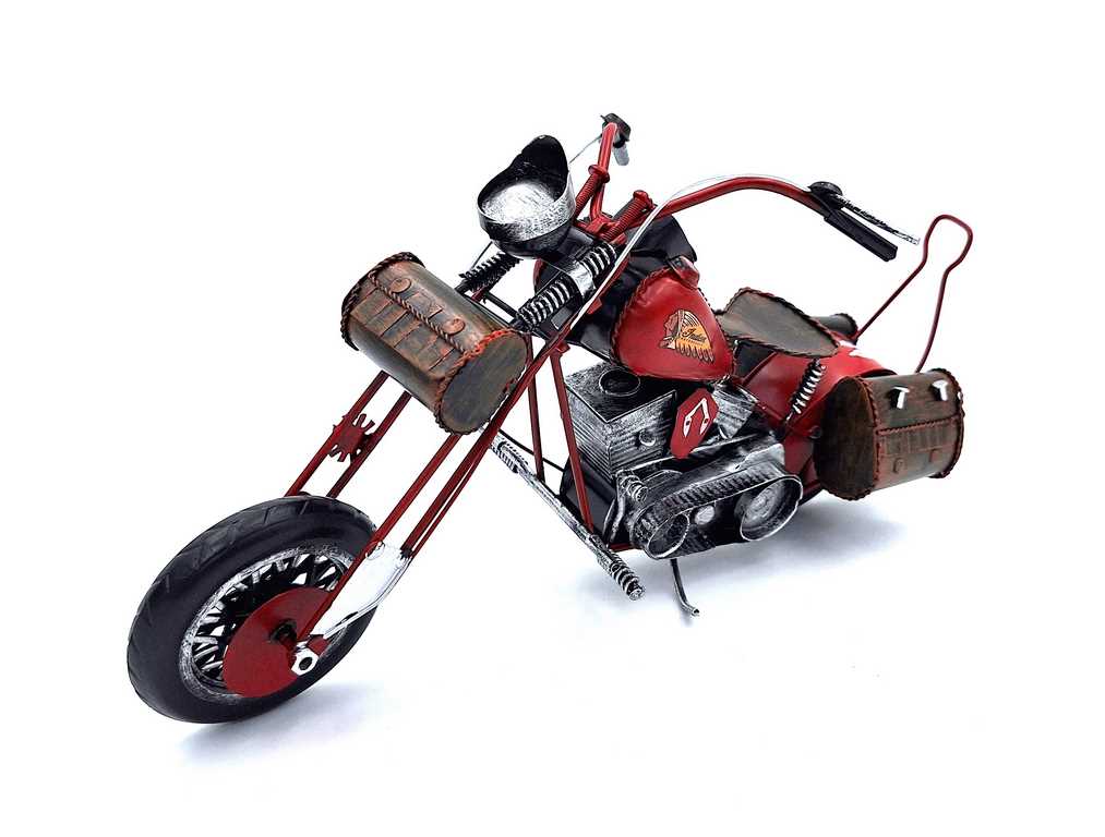 Nagy fém modell Chopper motorkerékpár
