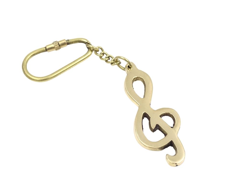 Violinkulcs kulcstartó