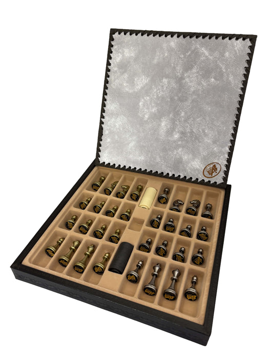 Italfama olasz magasított sakk fekete