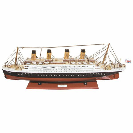 Titanic fa hajó modell nagy