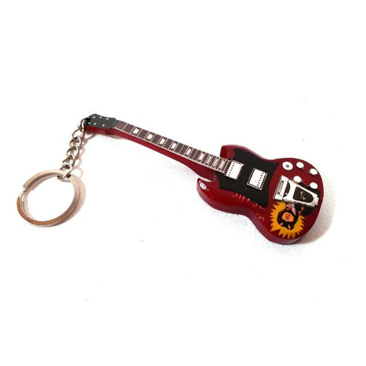 AC/DC gitár kulcstartó - Angus Young - Emlék