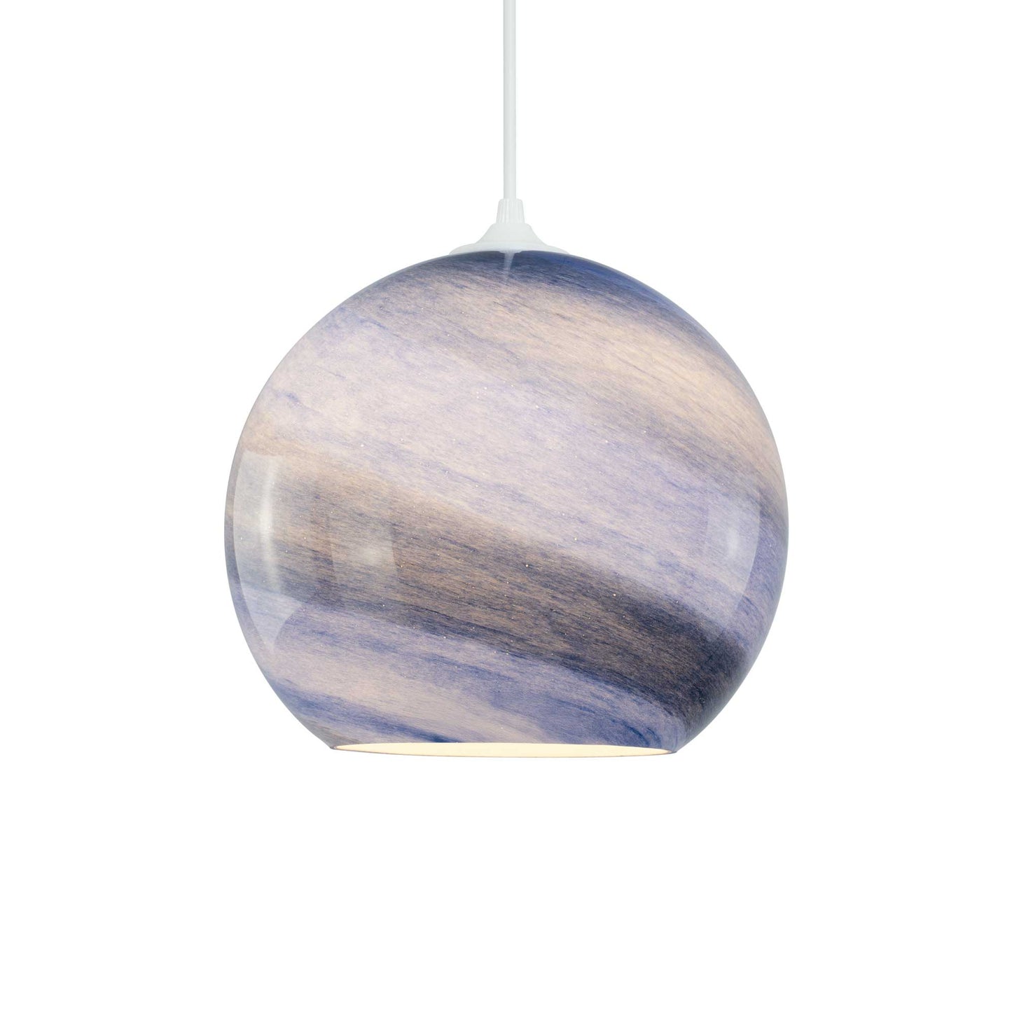 Astrolis fúvott üveg függőlámpa