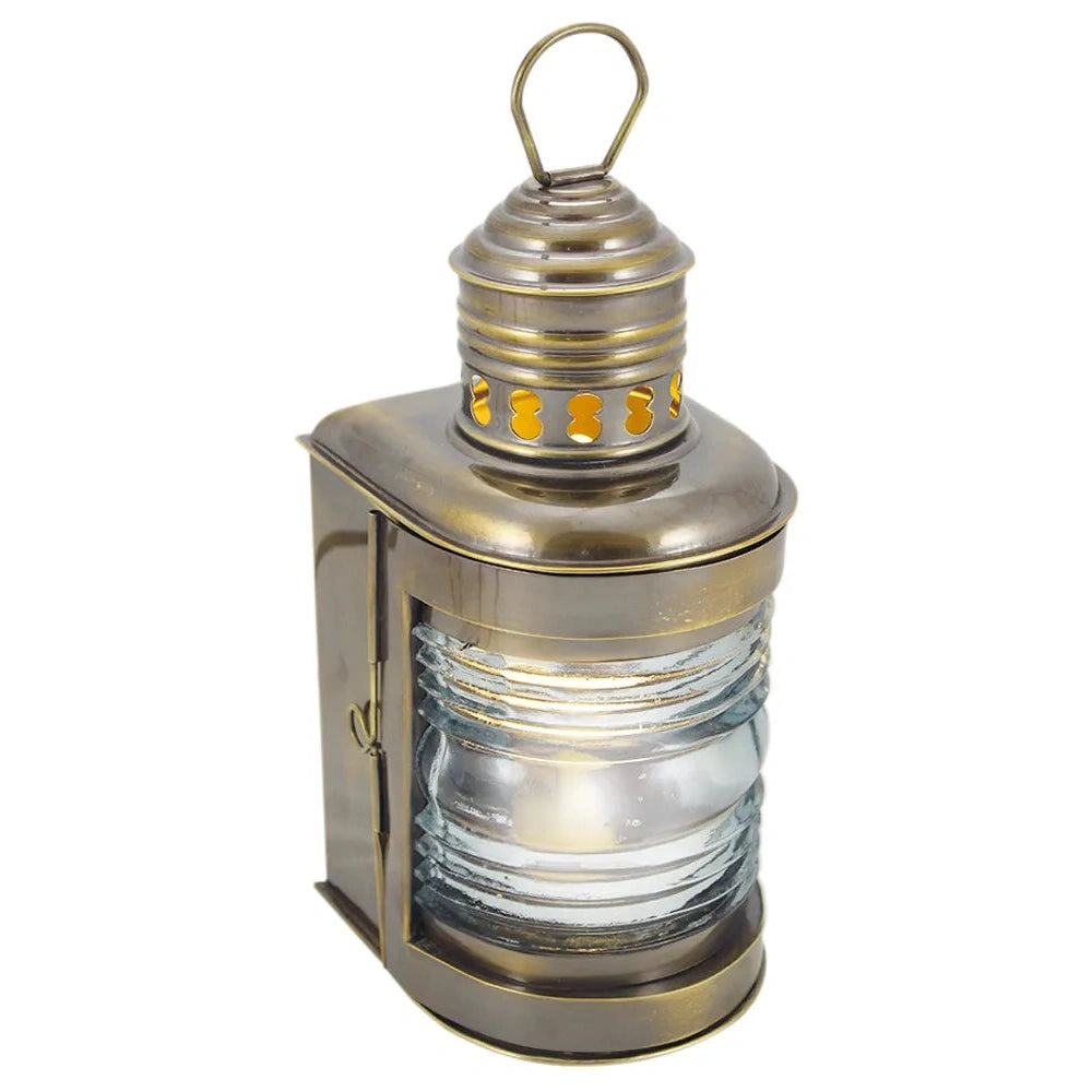 Árbóclámpa, antik sárgaréz, elektromos 230V, M: 23 cm