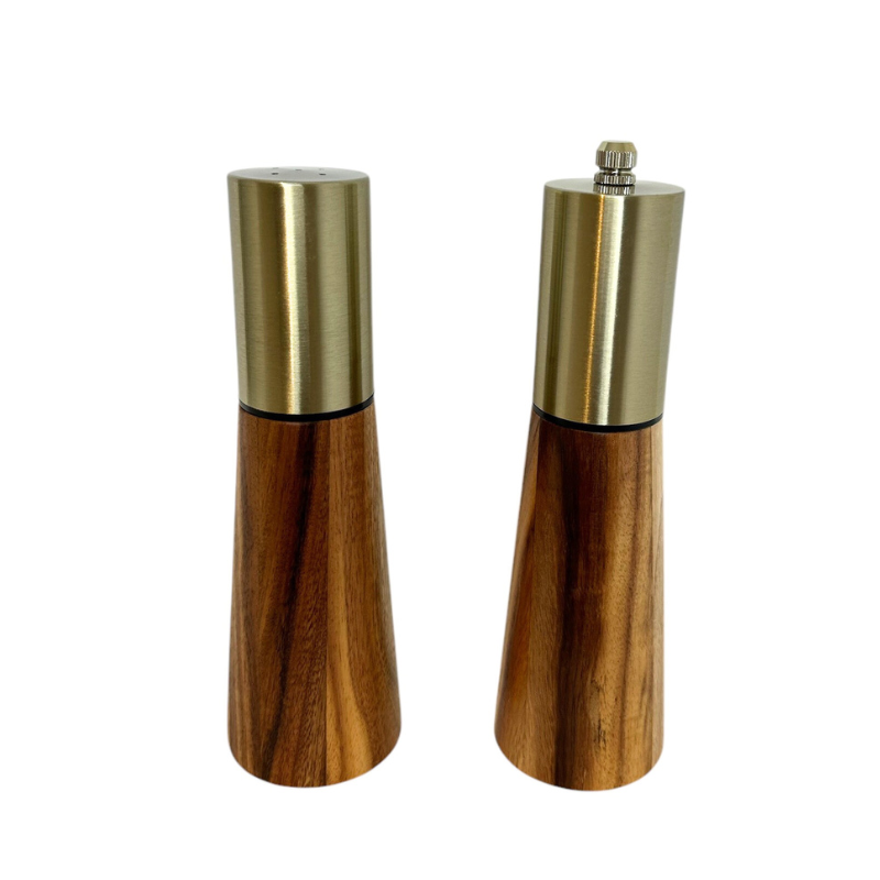 Akácfa só- és borsdaráló szett