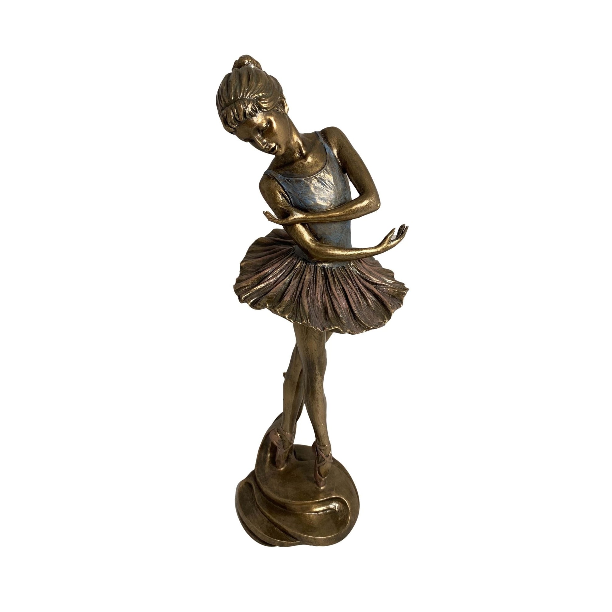 Balerina bronz bevonatú szobor - MODIANO