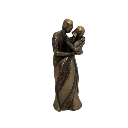 Család bronz bevonatú szobor - MODIANO