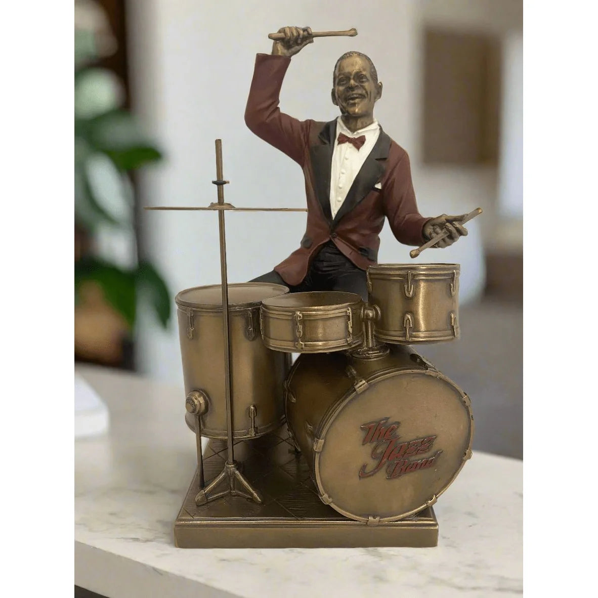 Dobos jazz zenész bronz bevonatú szobor - MODIANO